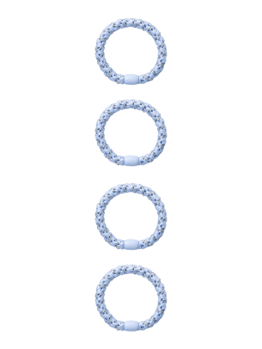 name it accesories ARISE 4PK HAIRELASTIC - Chambray Blue | Torgunns Barneklær AS