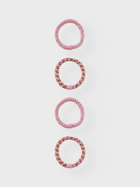 name it accesories ARISE 4PK HAIRELASTIC - Nostalgia Rose | Torgunns Barneklær AS