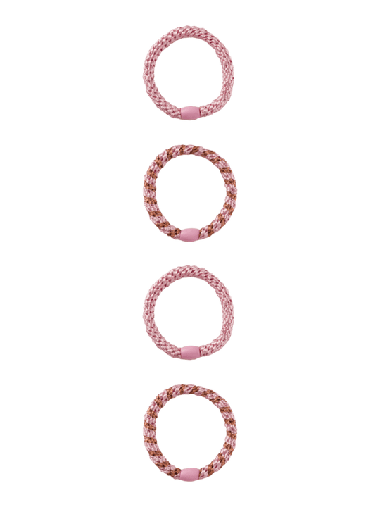 name it accesories ARISE 4PK HAIRELASTIC - Nostalgia Rose | Torgunns Barneklær AS