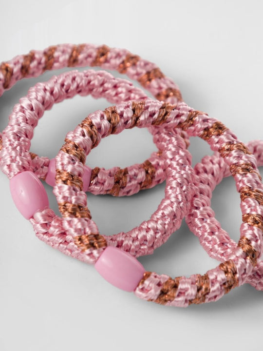 name it accesories ARISE 4PK HAIRELASTIC - Nostalgia Rose | Torgunns Barneklær AS