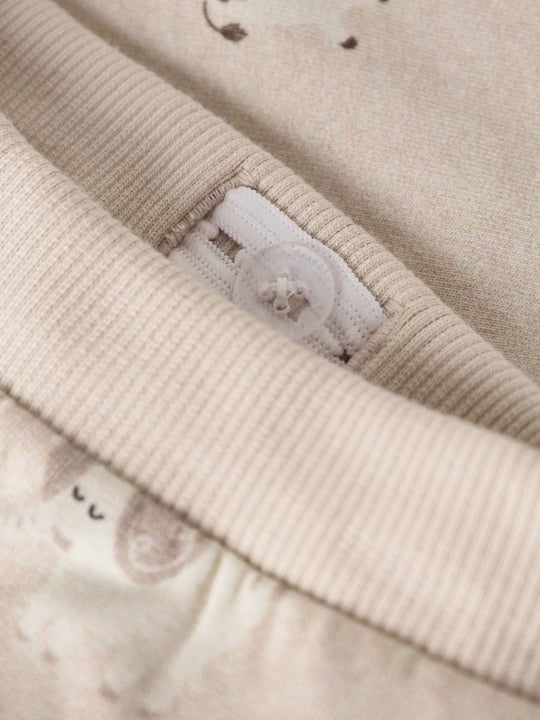 name it baby OHAPI SWEAT PANT - Peyote Melange | Torgunns Barneklær AS