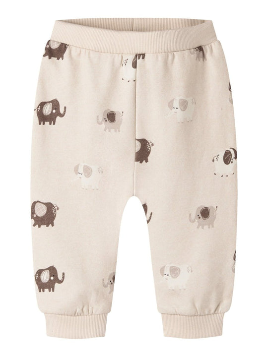 name it baby OHAPI SWEAT PANT - Peyote Melange | Torgunns Barneklær AS