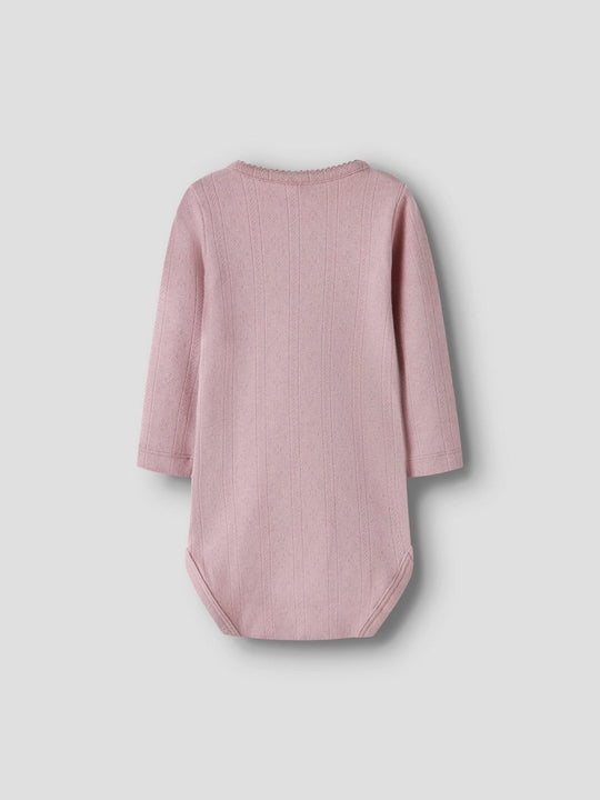 name it baby OKLAHOMA LS BODY - Burnished Lilac | Torgunns Barneklær AS