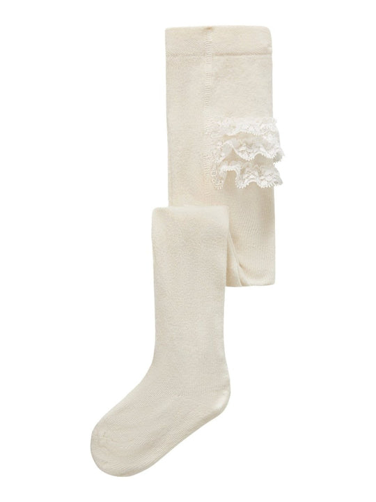 name it baby OPAGNA PANTYHOSE - Cloud Dancer | Torgunns Barneklær AS