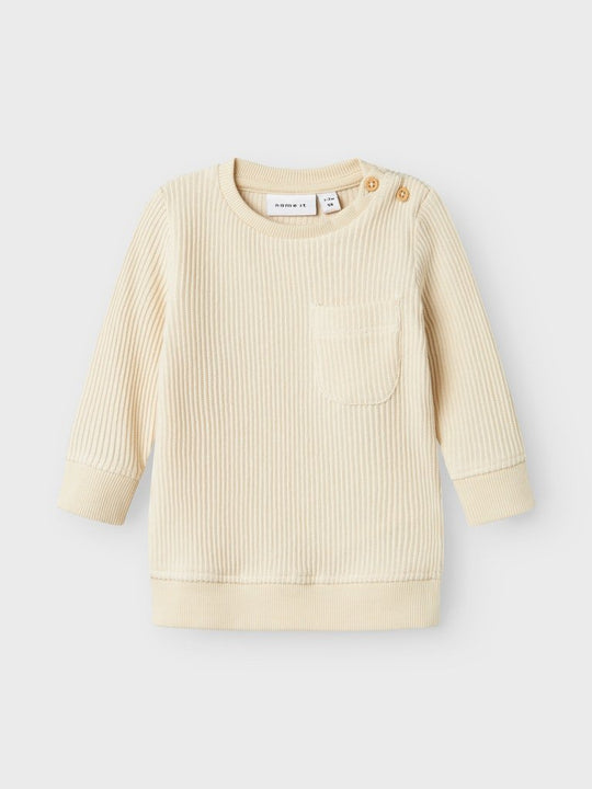 name it baby OSUNNY O - NECK - Summer Sand | Torgunns Barneklær AS