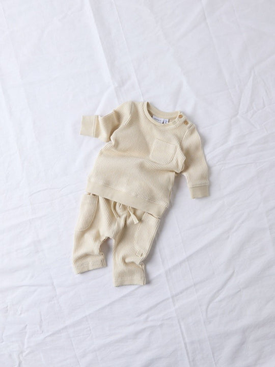 name it baby OSUNNY O - NECK - Summer Sand | Torgunns Barneklær AS