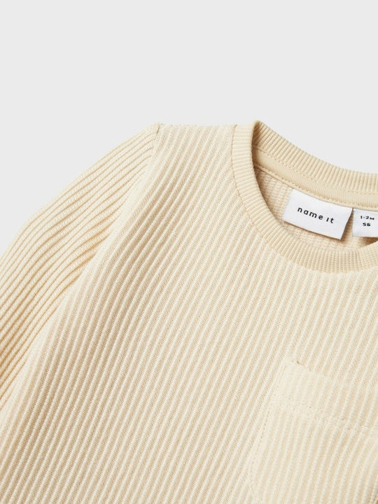 name it baby OSUNNY O - NECK - Summer Sand | Torgunns Barneklær AS