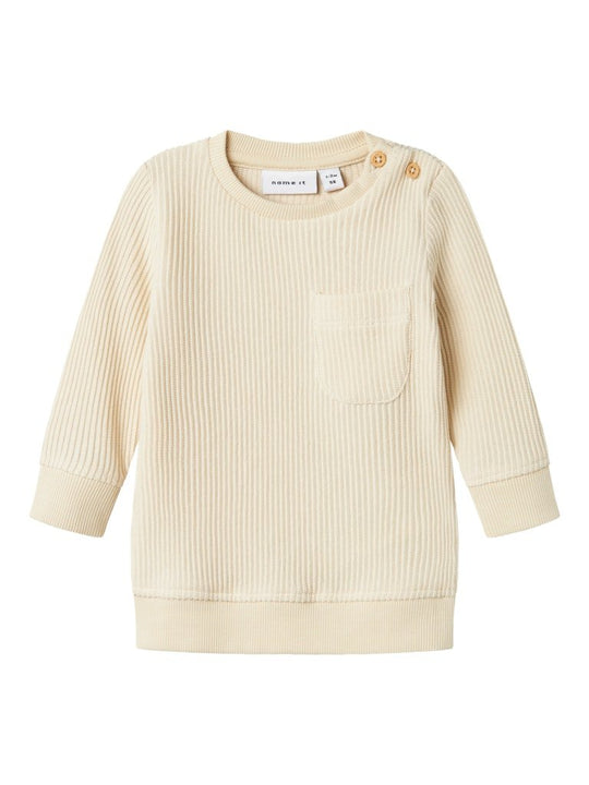 name it baby OSUNNY O - NECK - Summer Sand | Torgunns Barneklær AS
