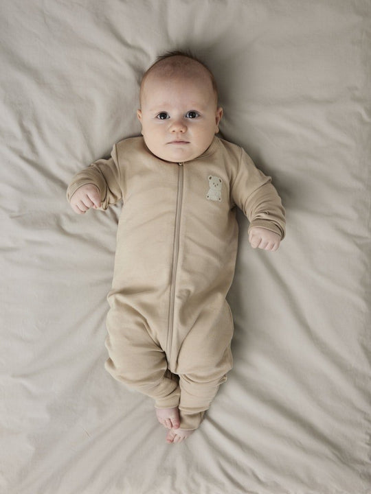 name it baby PYSJAMAS 2PK ZIP - Jet Stream | Bear | Torgunns Barneklær AS