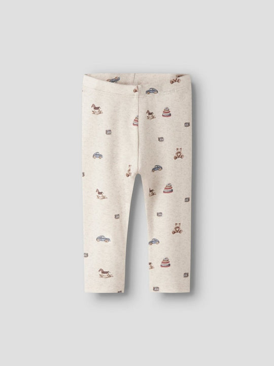 name it baby RITOY LEGGING - Peyote Melange | Torgunns Barneklær AS
