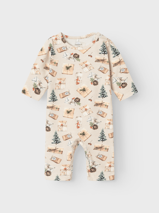 name it baby ROCCOS NIGHT SUIT - Peyote Melange | Torgunns Barneklær AS