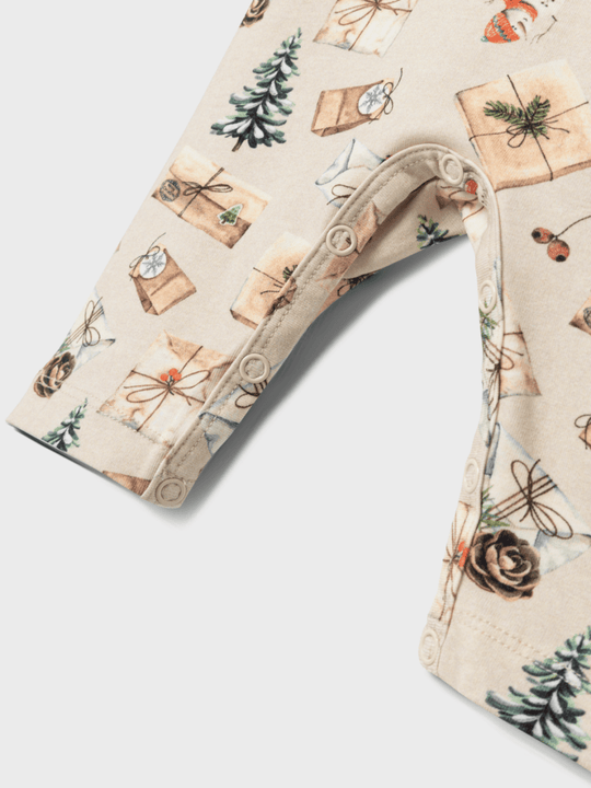 name it baby ROCCOS NIGHT SUIT - Peyote Melange | Torgunns Barneklær AS