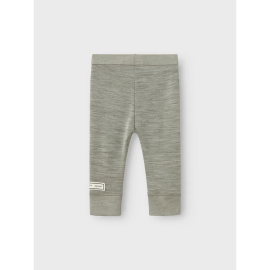 name it baby ULL/BAMBUS | WYLA LONGJOHN - Dried Sage | Torgunns Barneklær AS