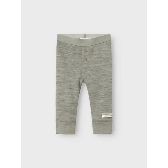 name it baby ULL/BAMBUS | WYLA LONGJOHN - Dried Sage | Torgunns Barneklær AS