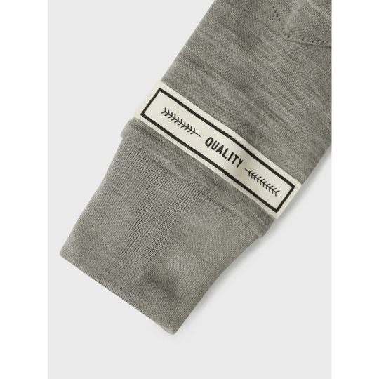 name it baby ULL/BAMBUS | WYLA LS SUIT - Dried Sage | Torgunns Barneklær AS