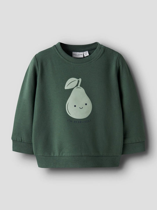 name it baby VONNE LS SWEAT - Garden Topiary | Pear | Torgunns Barneklær AS