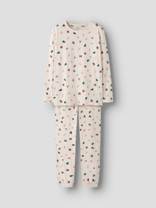 name it family VISMAS JULEPYSJ - Whitecap Gray | Torgunns Barneklær AS