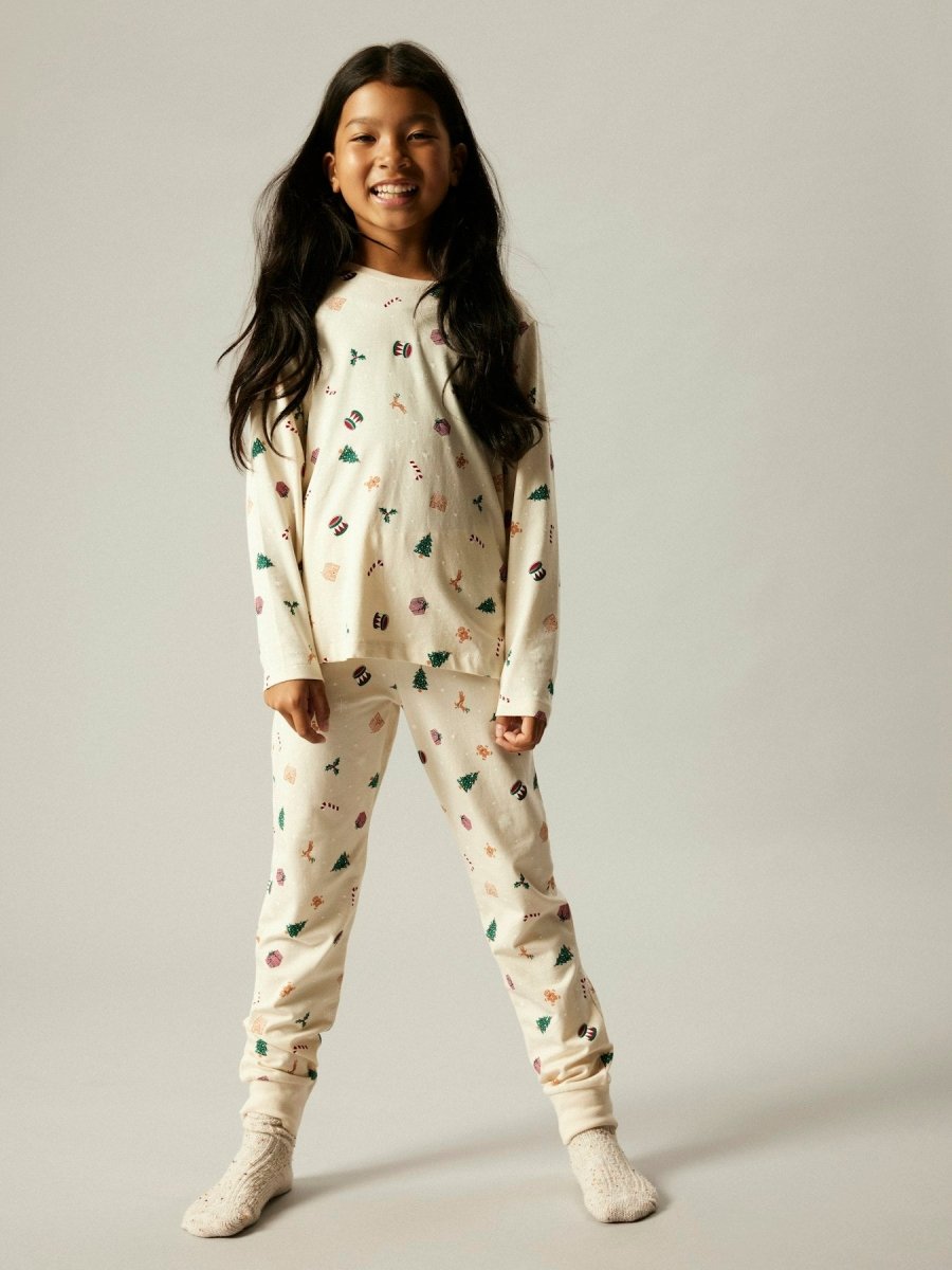 name it kids VISMAS JULEPYSJ - Whitecap Gray | Torgunns Barneklær AS