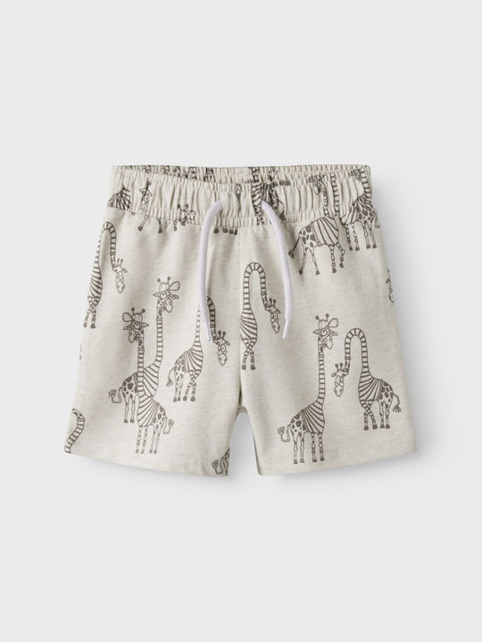 name it mini FREDDIE SWEAT SHORTS - Peyote Melange | Torgunns Barneklær AS