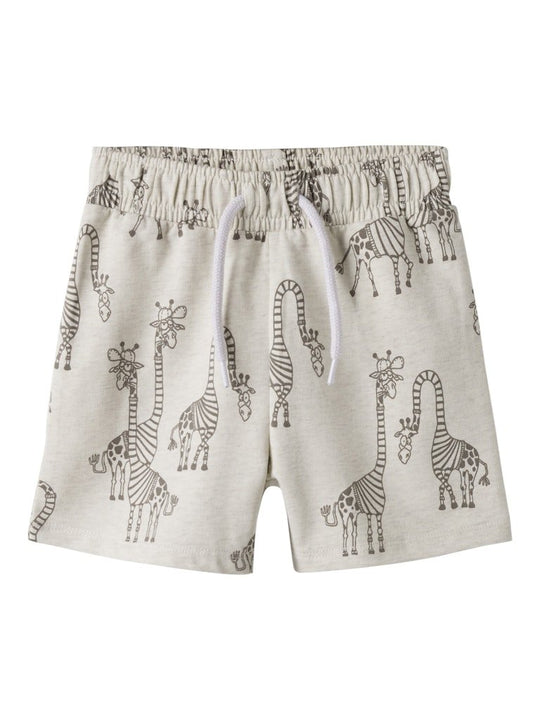 name it mini FREDDIE SWEAT SHORTS - Peyote Melange | Torgunns Barneklær AS