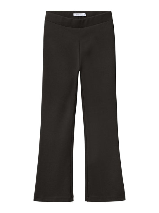 name it mini FRIKKALI BOOTCUT PANT NOOS - Black | Torgunns Barneklær AS