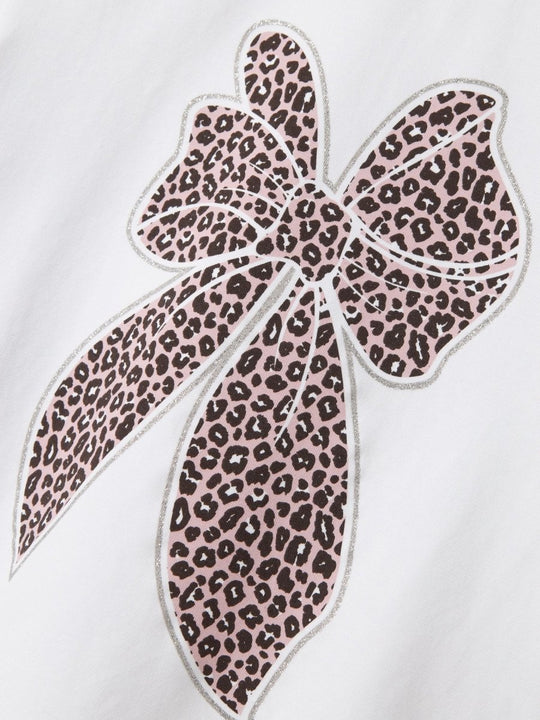 name it mini LEOANJA SS NREG TOP - Bright White | Torgunns Barneklær AS