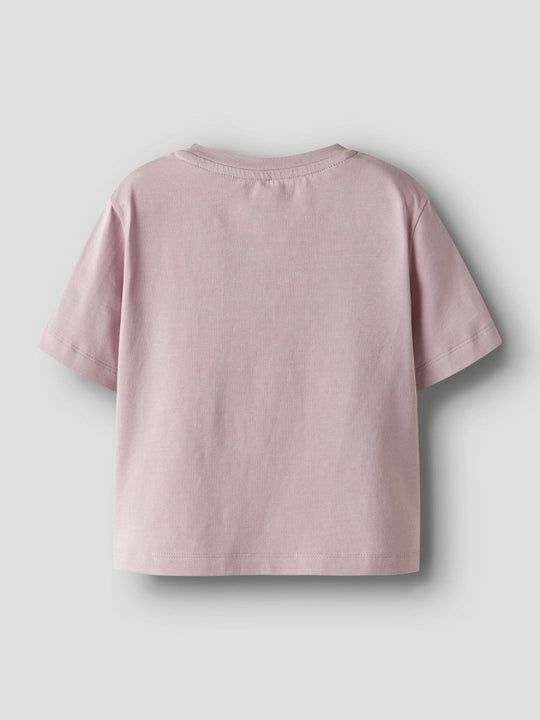 name it mini LEOANJA SS NREG TOP - Burnished Lilac | Torgunns Barneklær AS