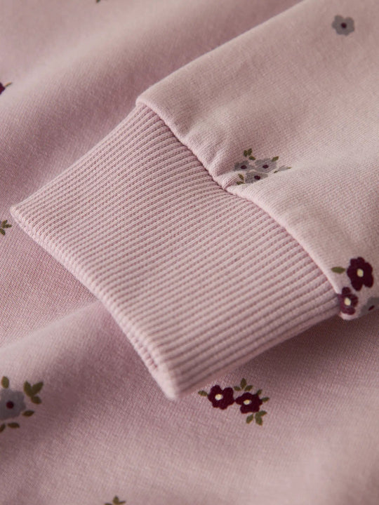 name it mini LOWER LS SWEAT - Burnished Lilac | Torgunns Barneklær AS