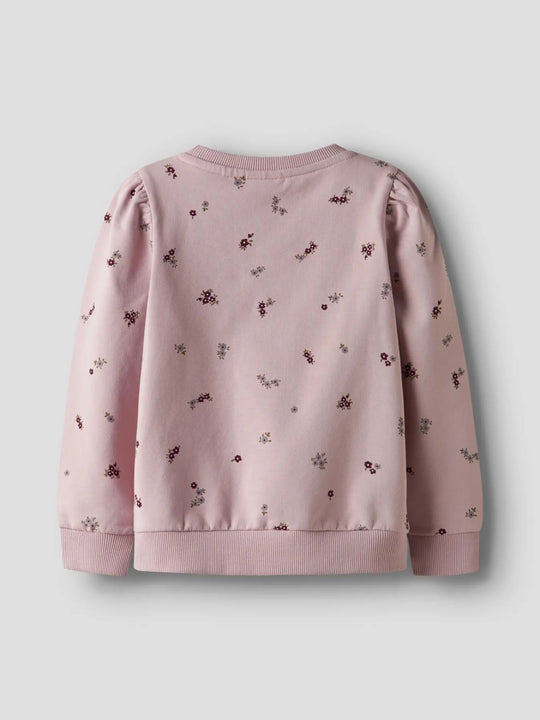 name it mini LOWER LS SWEAT - Burnished Lilac | Torgunns Barneklær AS