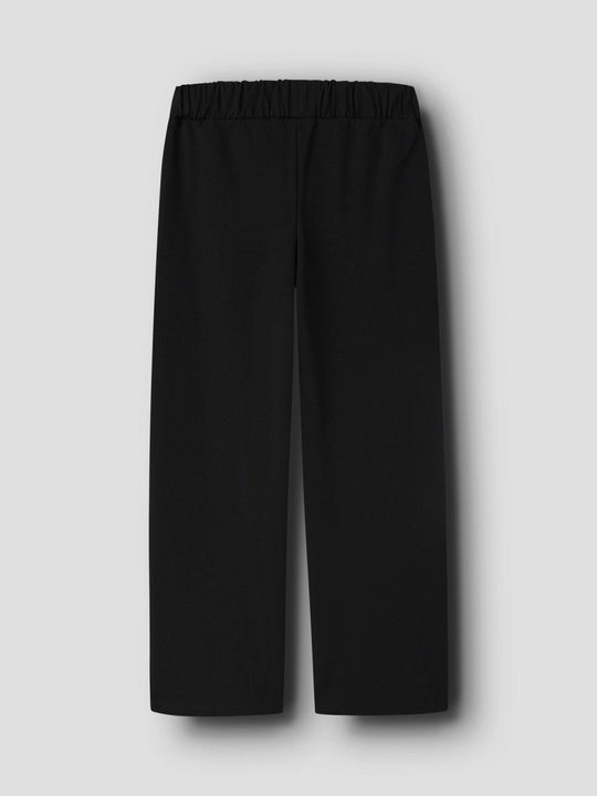 name it mini NALINNA WIDE PANT NOOS - Black | Torgunns Barneklær AS