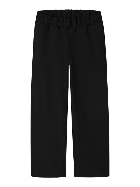 name it mini NALINNA WIDE PANT NOOS - Black | Torgunns Barneklær AS