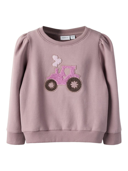 name it mini NIANA TRACTOR LS SWEAT - Toadstool | Torgunns Barneklær AS