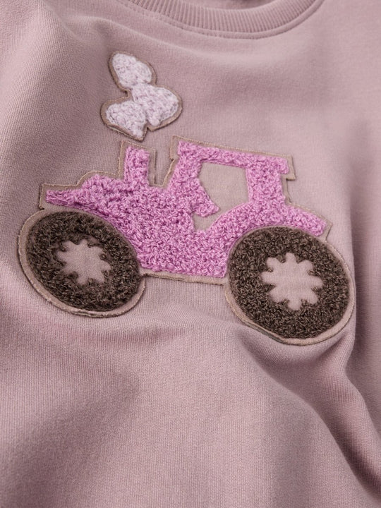 name it mini NIANA TRACTOR LS SWEAT - Toadstool | Torgunns Barneklær AS