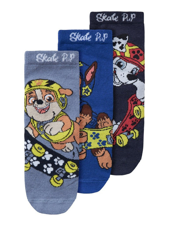 name it mini NORWIN Paw Patrol 3 pk Sokker - Flint Stone | Torgunns Barneklær AS