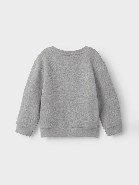 name it mini OANNE LS NREG SWEAT SET - Grey Melange | Torgunns Barneklær AS