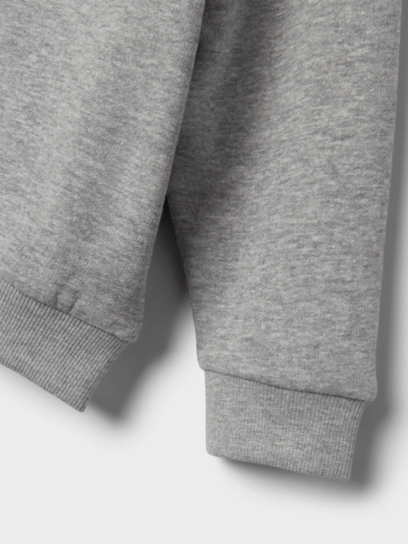 name it mini OANNE LS NREG SWEAT SET - Grey Melange | Torgunns Barneklær AS