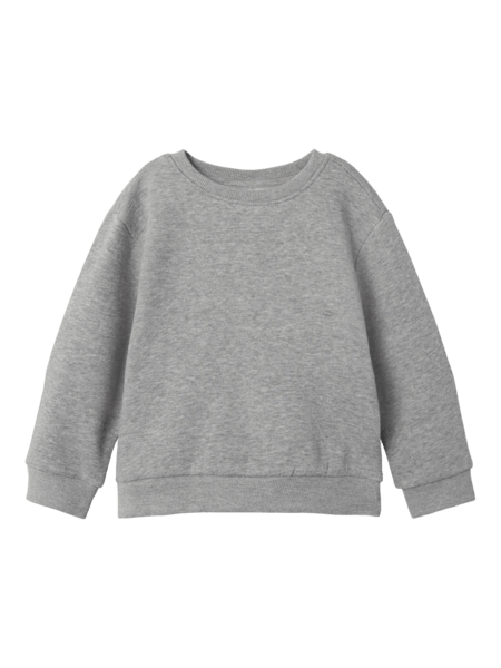name it mini OANNE LS NREG SWEAT SET - Grey Melange | Torgunns Barneklær AS