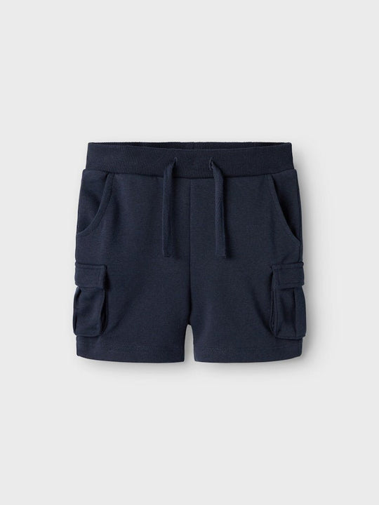 name it mini OLI SWEAT SHORTS NOOS - Dark Sapphire | Torgunns Barneklær AS