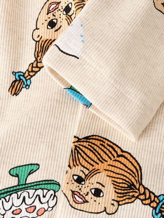 name it mini PIPPI LEGGING - Peyote Melange | Torgunns Barneklær AS