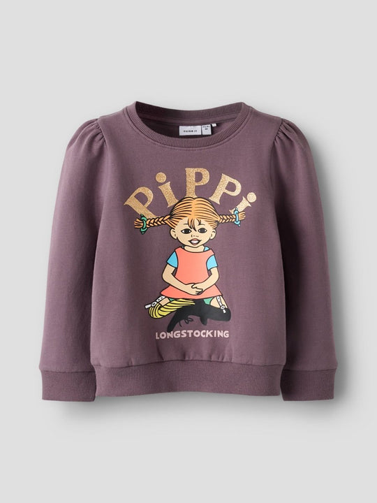 name it mini PIPPI SWEAT - Moonscape | Torgunns Barneklær AS