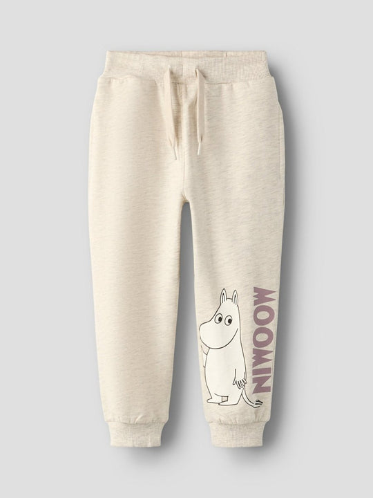 name it mini SLOLI MOOMIN SWEAT PANT - Peyote Melange | Torgunns Barneklær AS