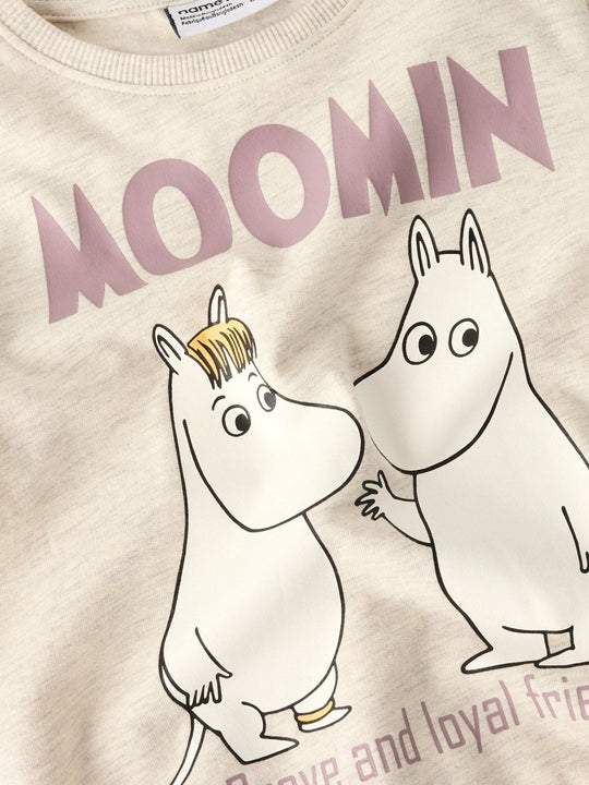 name it mini SLOLI MOOMIN SWEAT - Peyote Melange | Torgunns Barneklær AS