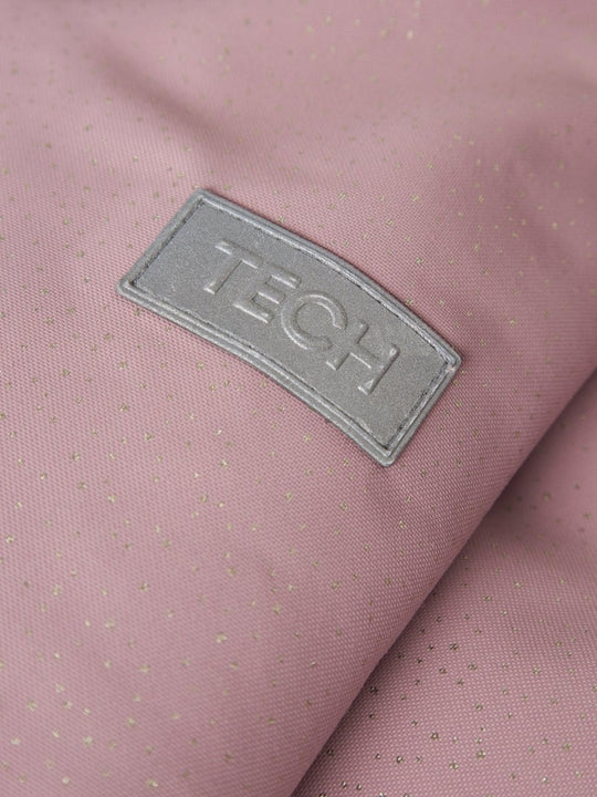 name it mini SNOW10 SUIT FRILL GLITTER - Woodrose | Torgunns Barneklær AS