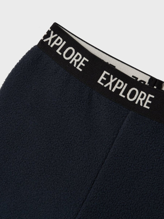 name it mini SPEKTRA FLEECE SET - Dark Sapphire | Torgunns Barneklær AS