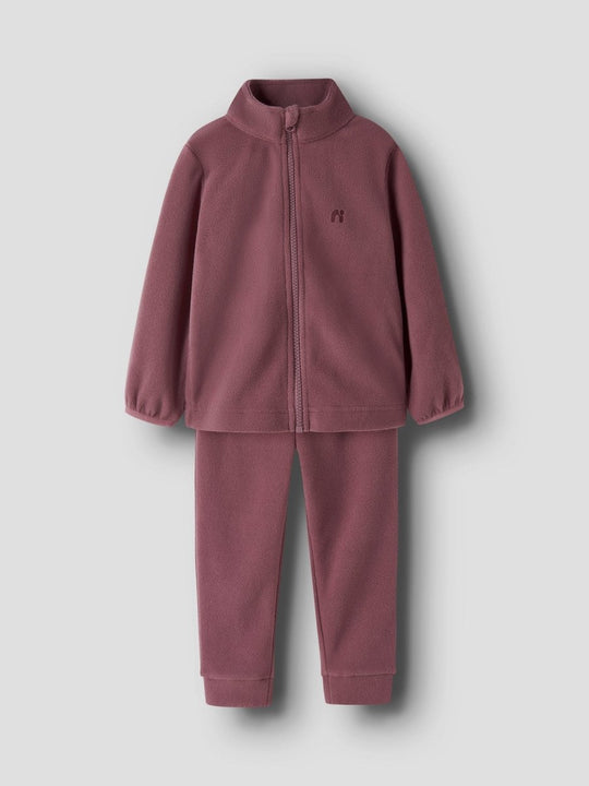 name it mini SPEKTRA FLEECE SET - Rose Brown | Torgunns Barneklær AS