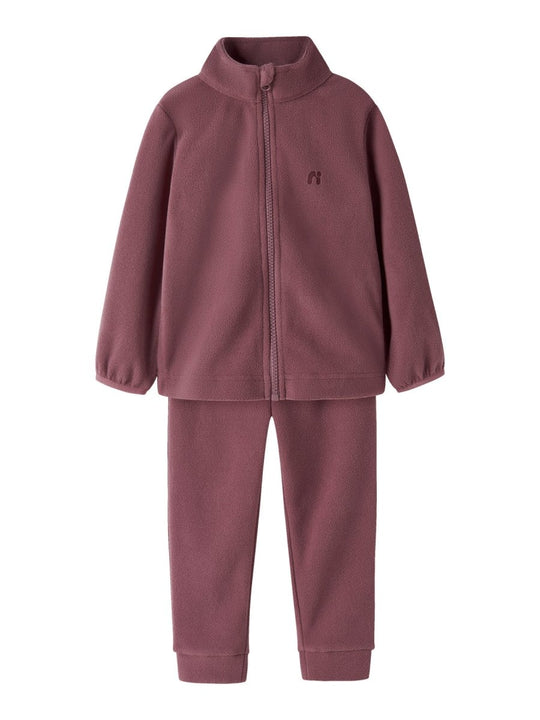 name it mini SPEKTRA FLEECE SET - Rose Brown | Torgunns Barneklær AS