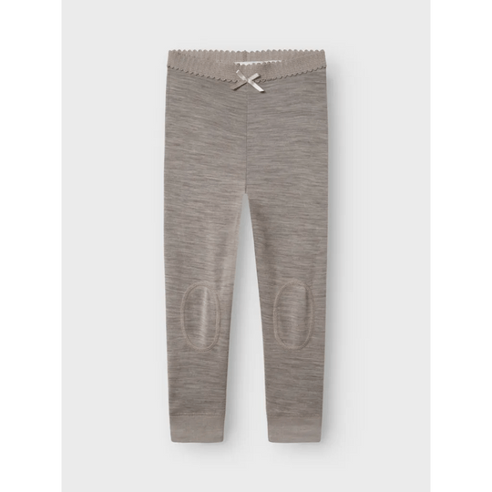 name it mini ULL/BAMBUS | WYLA LEGGING - Satellite | Torgunns Barneklær AS