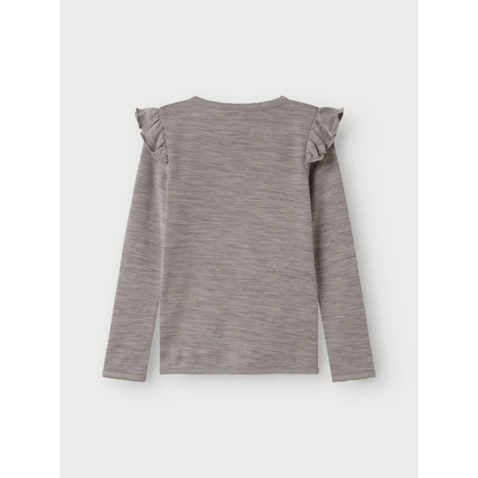 name it mini ULL/BAMBUS |  WYLA LS TOP - Satellite | Torgunns Barneklær AS