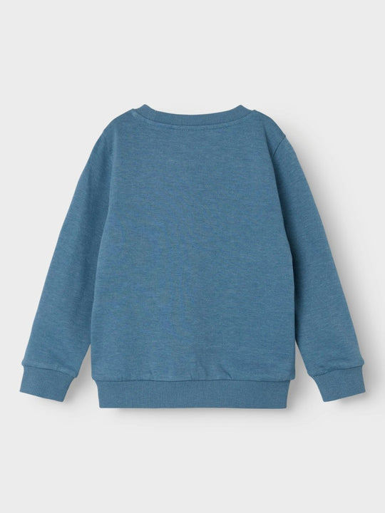 name it mini VIMO LS SWEAT NOOS - Coronet Blue | Torgunns Barneklær AS
