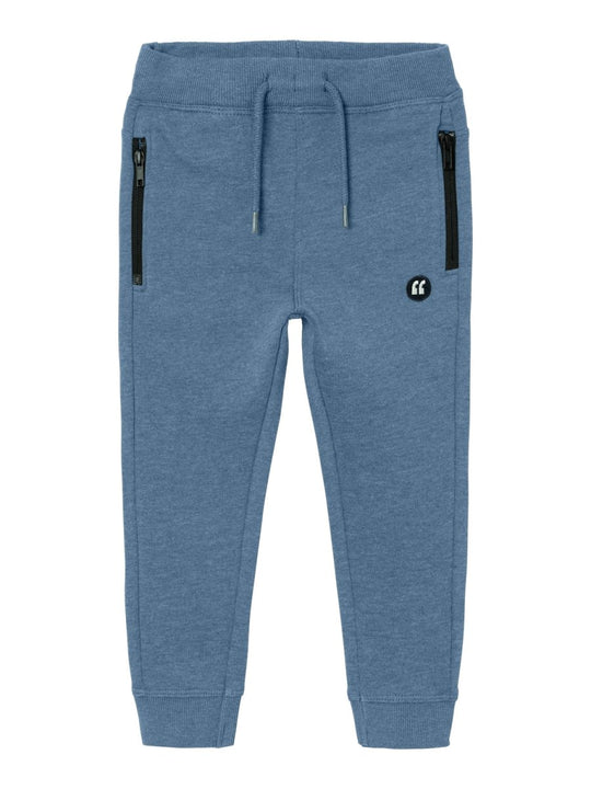 name it mini VIMO SWEAT PANT BRU NOOS - Coronet Blue | Torgunns Barneklær AS